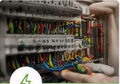 Elektriciteitskast met bekabeling