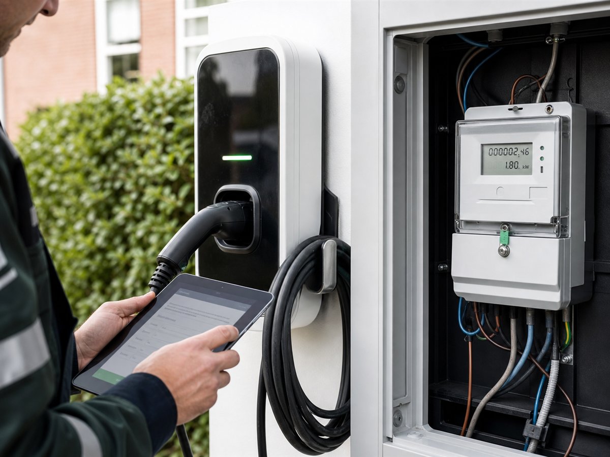 Controle van een laadpunt voor ERE-certificering